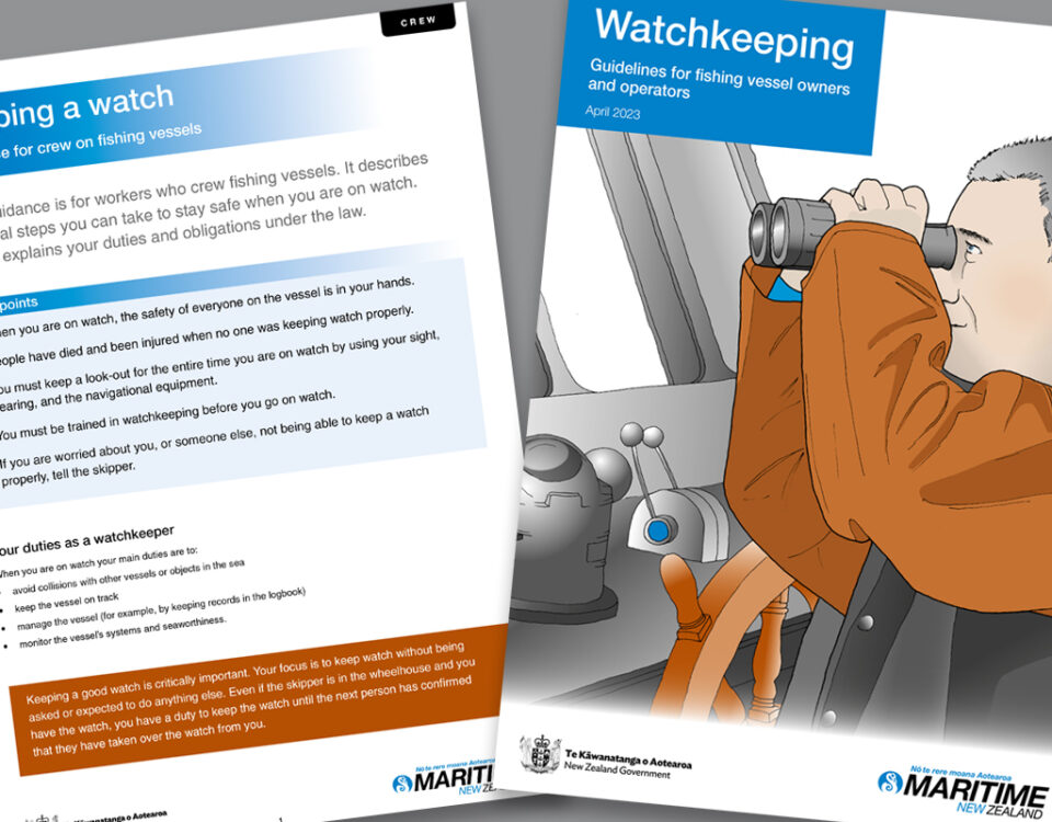 Factsheets: Watchkeeping Guidance for crew and fishing vessel operators